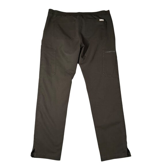 Figs Womens XS Technical Collection Scrub Cargo Pants Black Drawstring Pockets - Picture 16 of 16